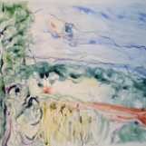 Christa Wolf, Sommer Wind I, 2020, Monotype22x28” $350