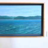Rob Licht, Baie Ste. Marie, 2014 Gouache on panel 8x12" $250